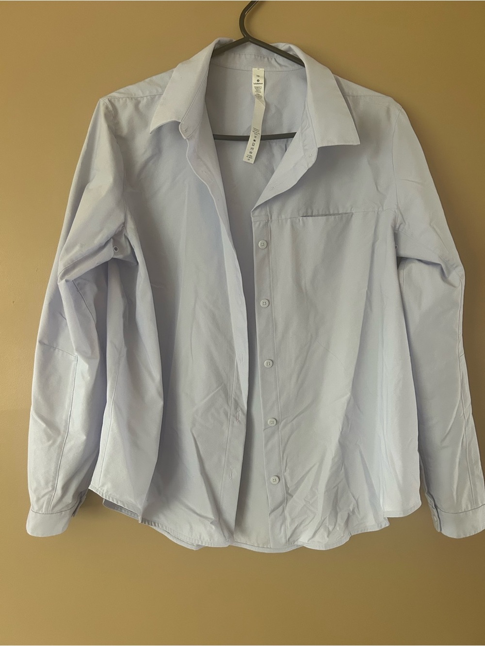 lululemon athletica Light Blue Button-Down Shirt